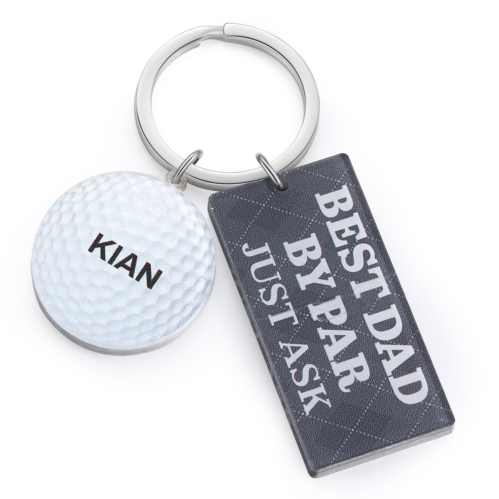 1 Name - Personalised Acrylic Keyring Five Colors to Choose From Back to School Gift for Kids