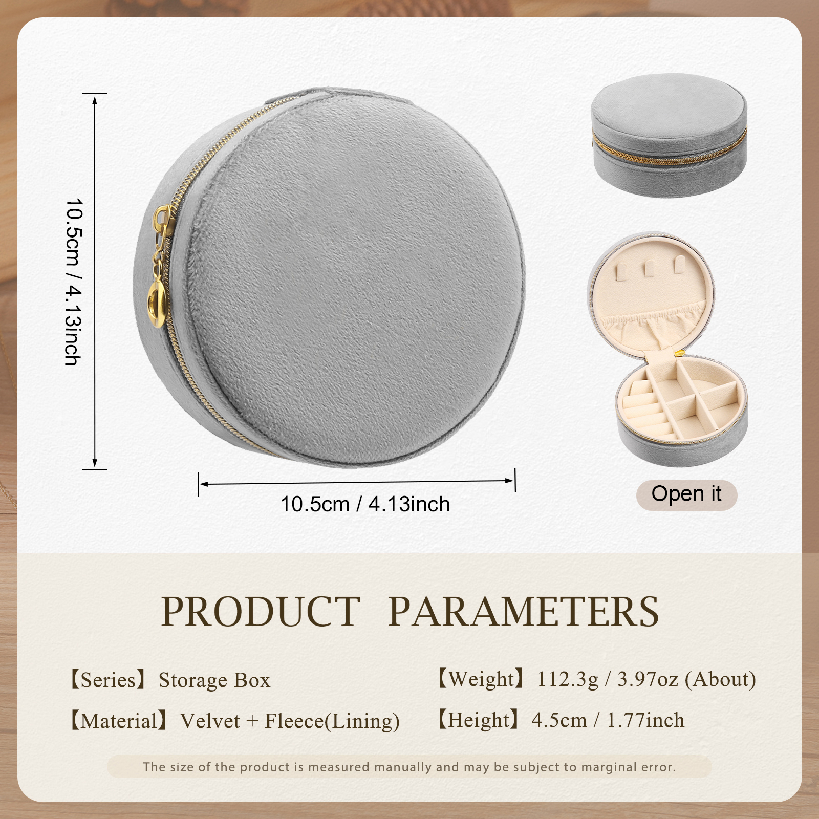 Jewelry Storage Box In Various Colors