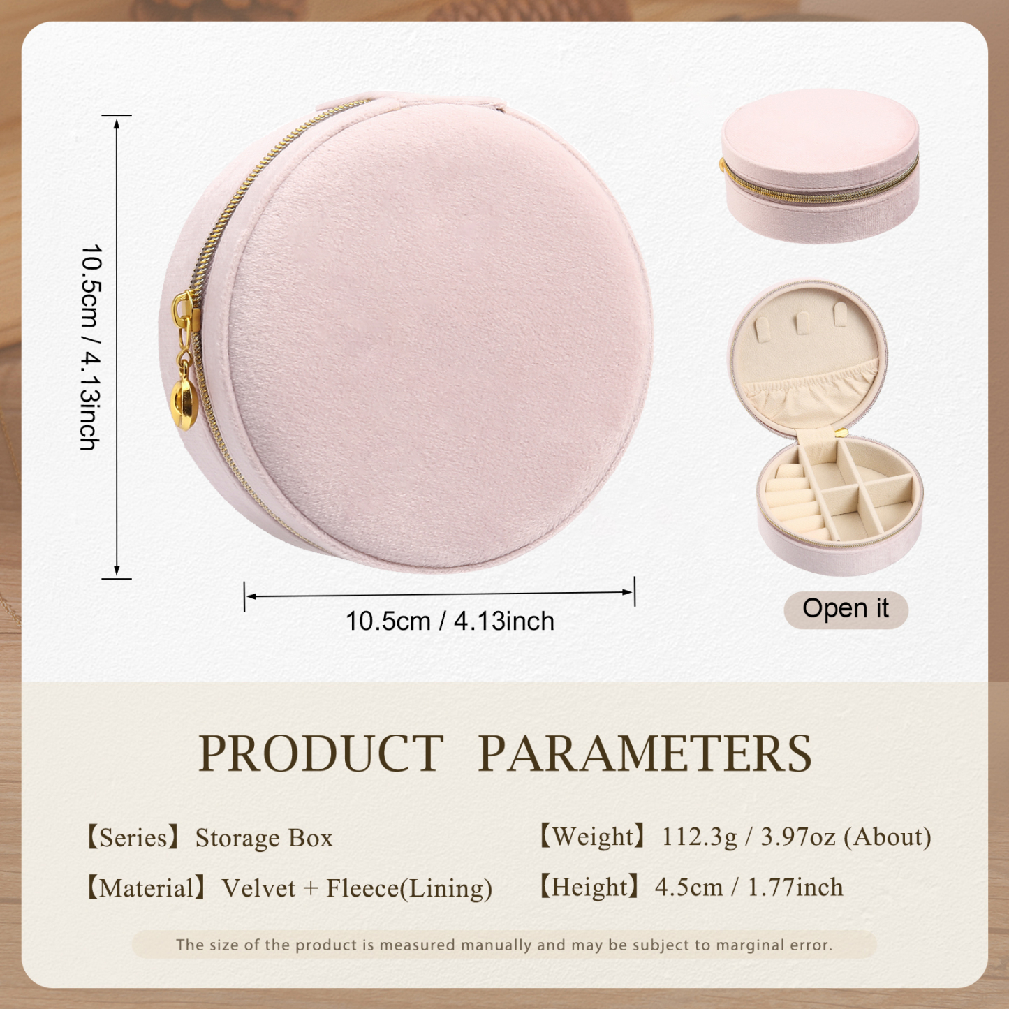 Jewelry Storage Box In Various Colors