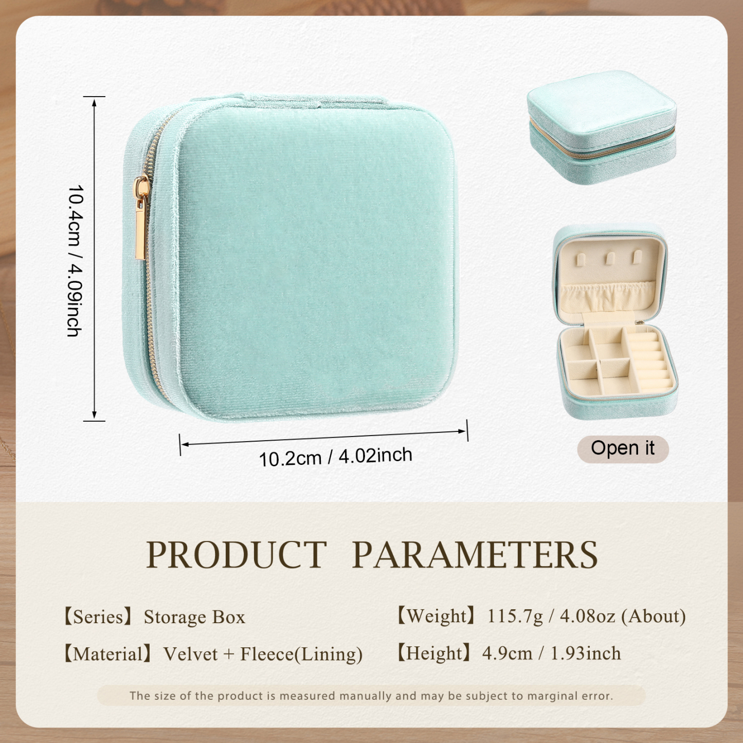 Jewelry Storage Box In Various Colors