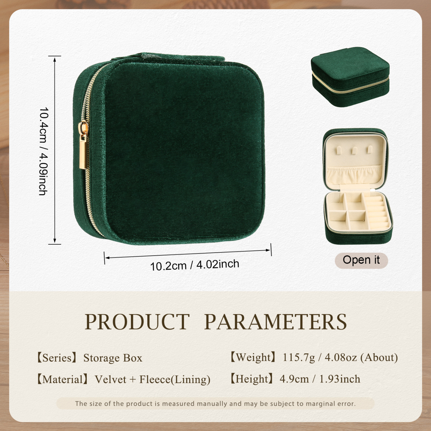 Jewelry Storage Box In Various Colors