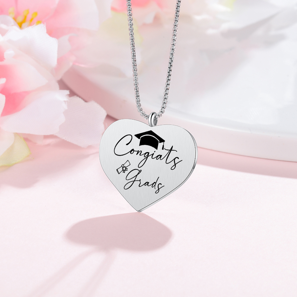 2024 Graduation Gift-Personalised Love Necklace Customized Photo and Name Necklace Gift for Her/Him