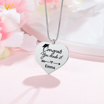 2024 Graduation Gift-Personalised Love Necklace Customized Photo and Name Necklace Gift for Her/Him