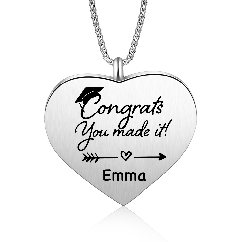 2024 Graduation Gift-Personalised Love Necklace Customized Photo and Name Necklace Gift for Her/Him