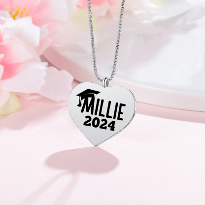 2024 Graduation Gift-Personalised Love Necklace Customized Photo and Name Necklace Gift for Her/Him
