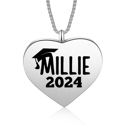 2024 Graduation Gift-Personalised Love Necklace Customized Photo and Name Necklace Gift for Her/Him