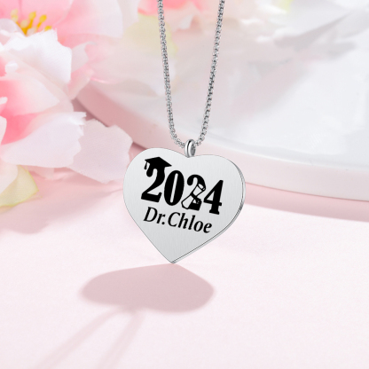 2024 Graduation Gift-Personalised Love Necklace Customized Photo and Name Necklace Gift for Her/Him