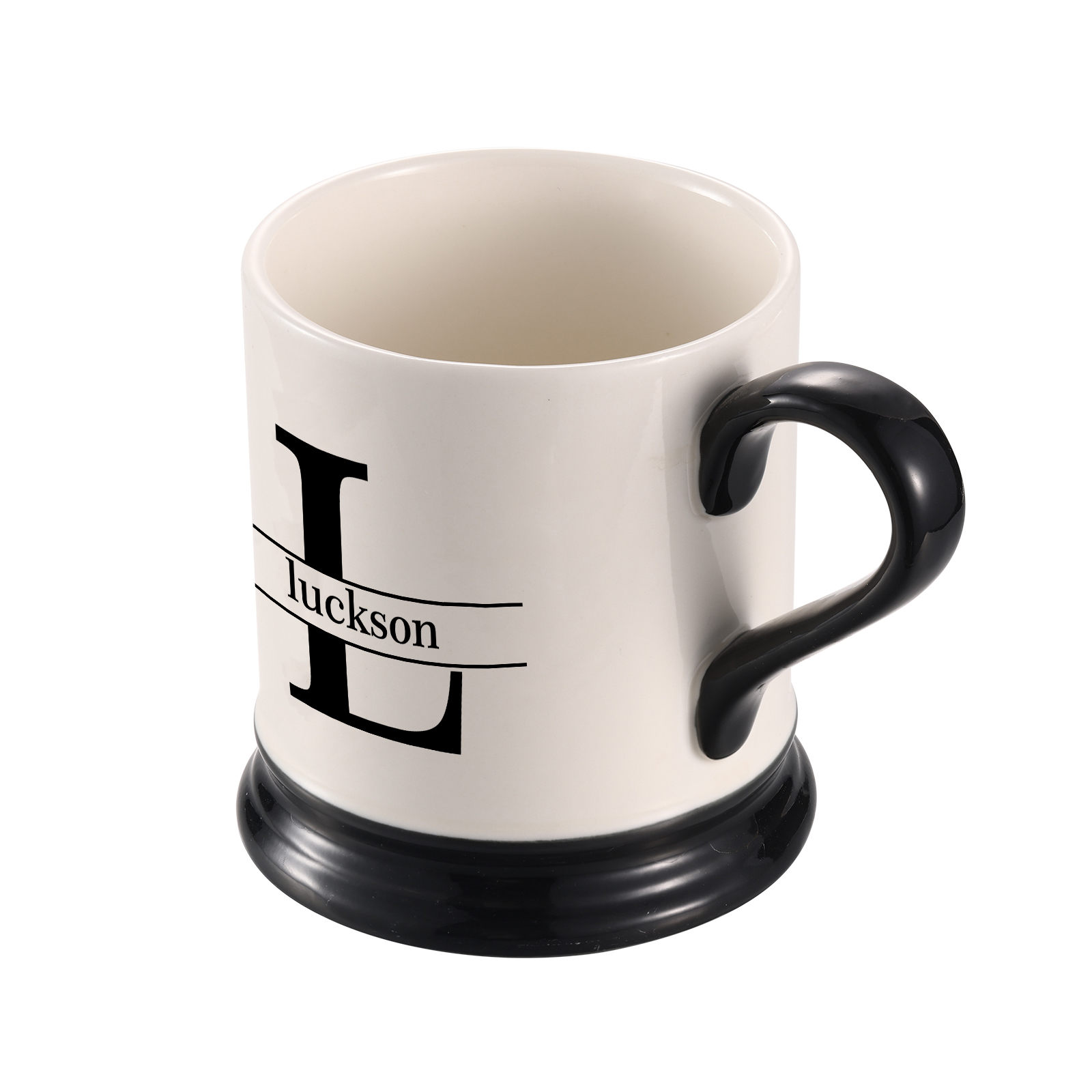 Personalised Ceramic Mug with Custom Name & Initial – Thoughtful Gift for Family & Partner | Jessemade