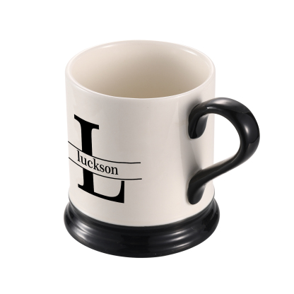Personalised Ceramic Mug with Custom Name & Initial – Thoughtful Gift for Family & Partner | Jessemade