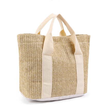 Personalised Straw Tote Bag with Custom Name – Choose from 5 Fonts & 3 Colors – Custom Gift for Mum, Teacher, Friends