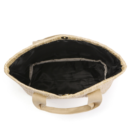 Personalised Straw Tote Bag with Custom Name – Choose from 5 Fonts & 3 Colors – Custom Gift for Mum, Teacher, Friends