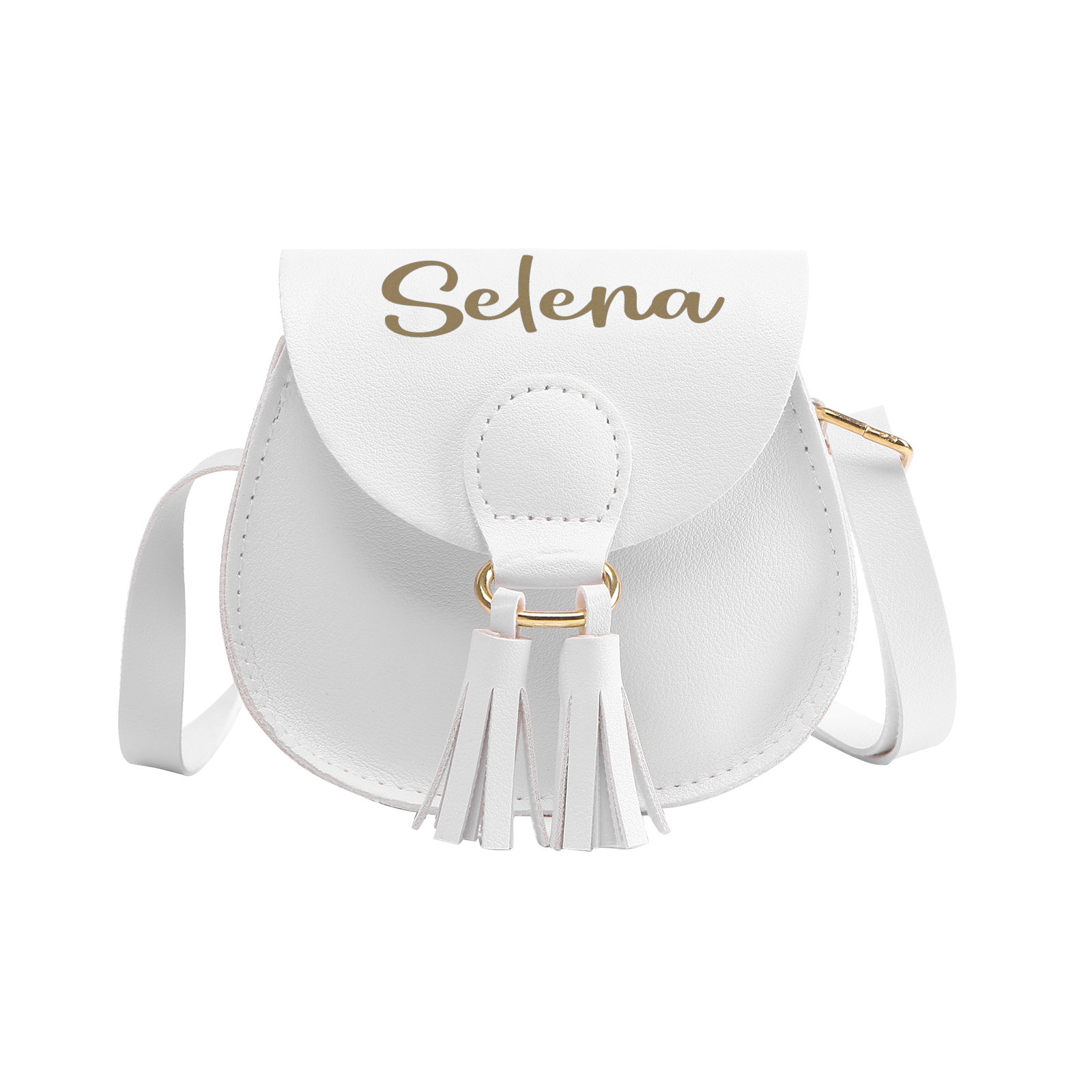 Custom Name Mini Tassel Crossbody Purse Bag for Girls - Personalised Gift In Multiple Colours