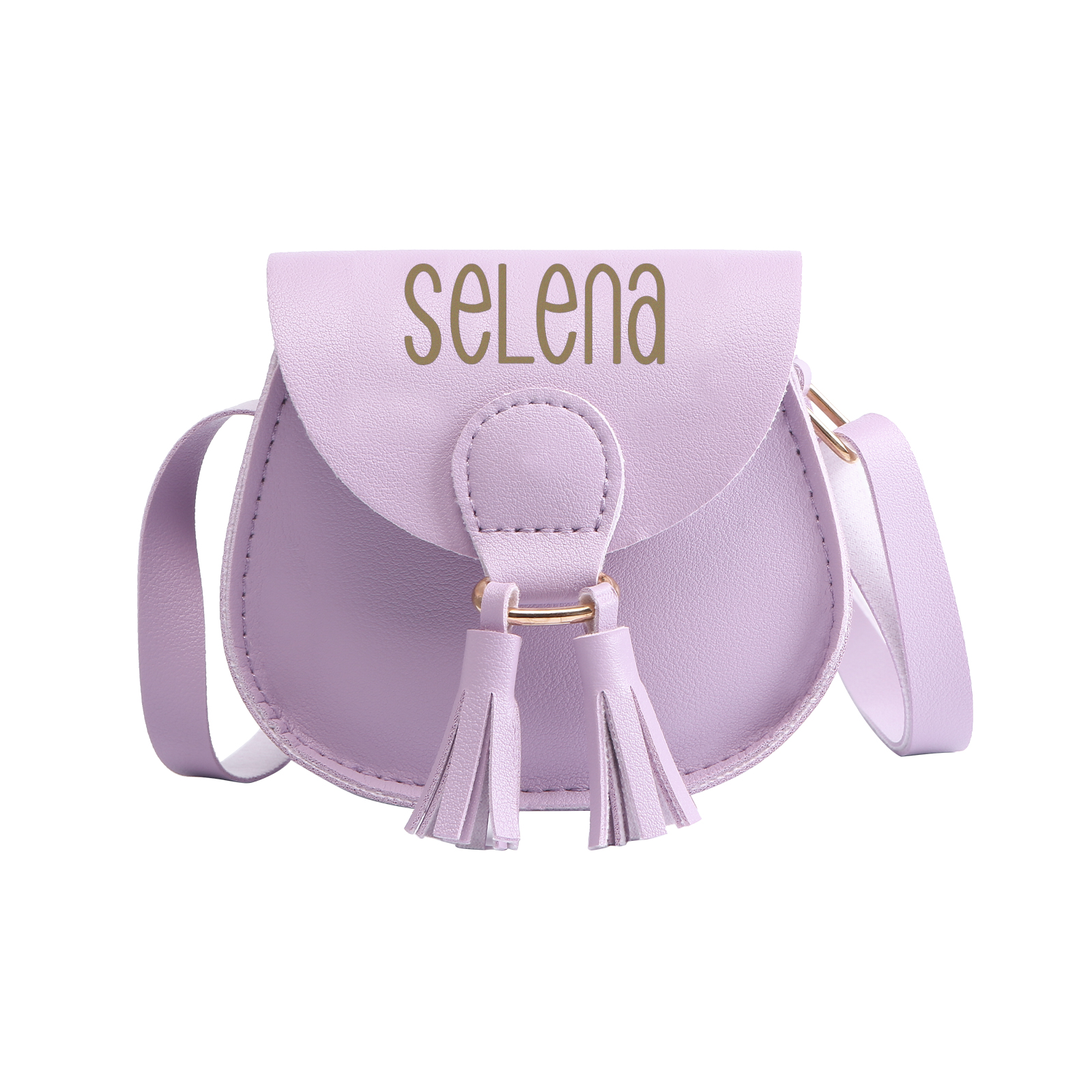 Custom Name Mini Tassel Crossbody Purse Bag for Girls - Personalised Gift In Multiple Colours