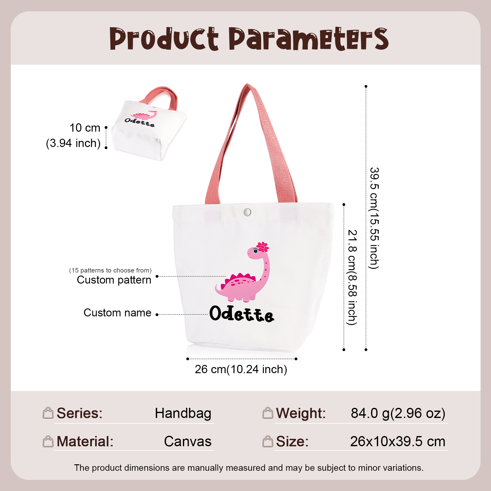 Personalised Back to School Tote Bag for Kids with Custom Name - Back to School Gift | Jessemade