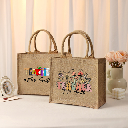 Personalised Graduation Canvas Tote Bag – Custom Name Gift for Graduation | Jessemade