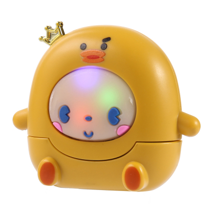 Personalized Name Stamp with Light Back-to-School Gift for Kids Black Ink