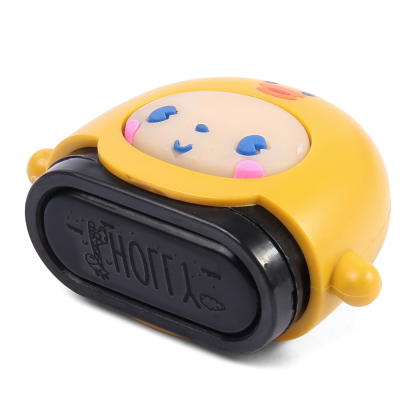 Personalized Name Stamp with Light Back-to-School Gift for Kids Black Ink