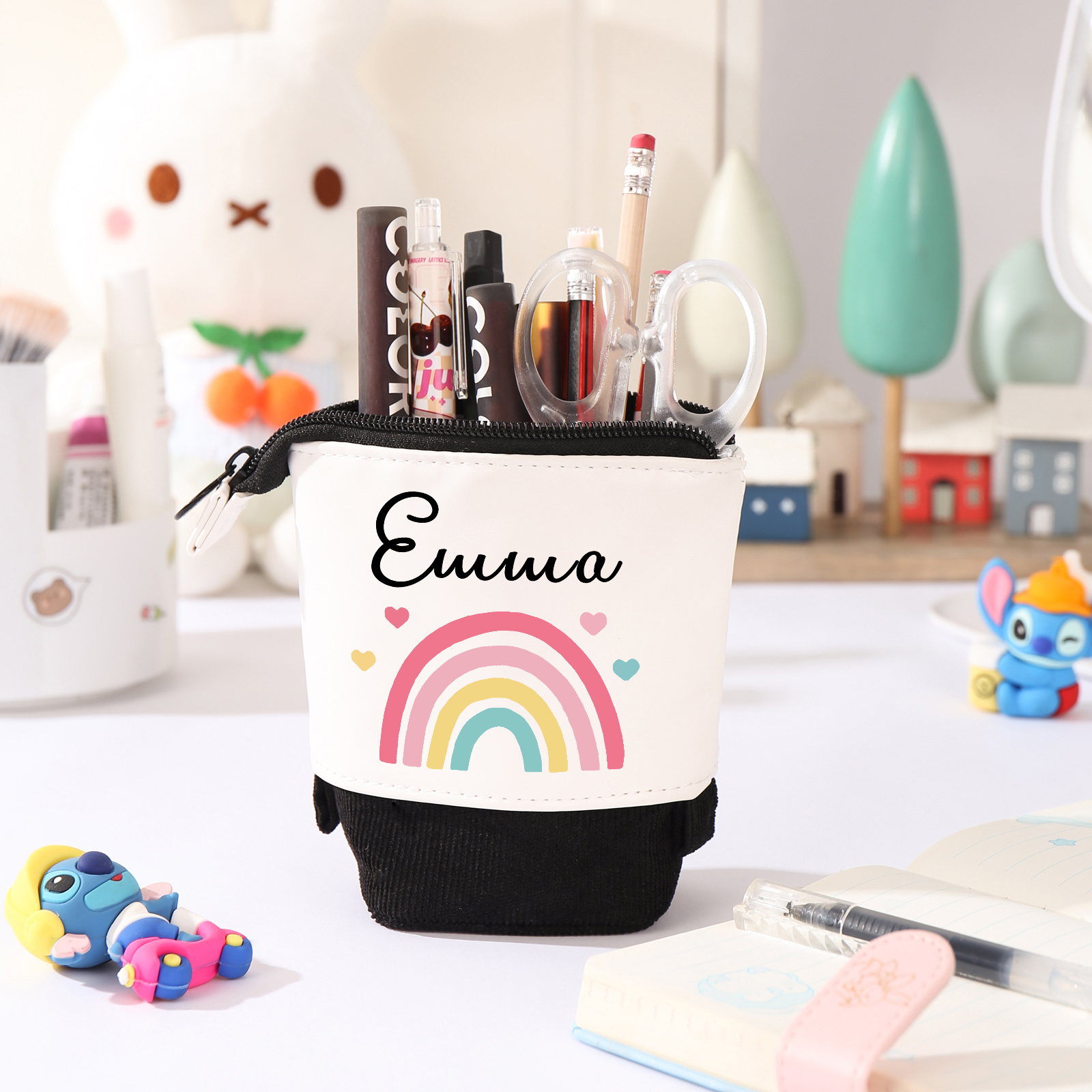 Personalized Pencil Case Custom Name and Photo Pencil Case Back to School Gift for Boys/Girls