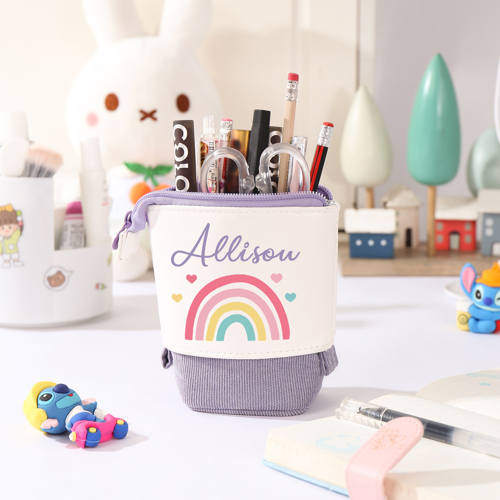 Personalized Pencil Case Custom Name and Photo Pencil Case Back to School Gift for Boys/Girls