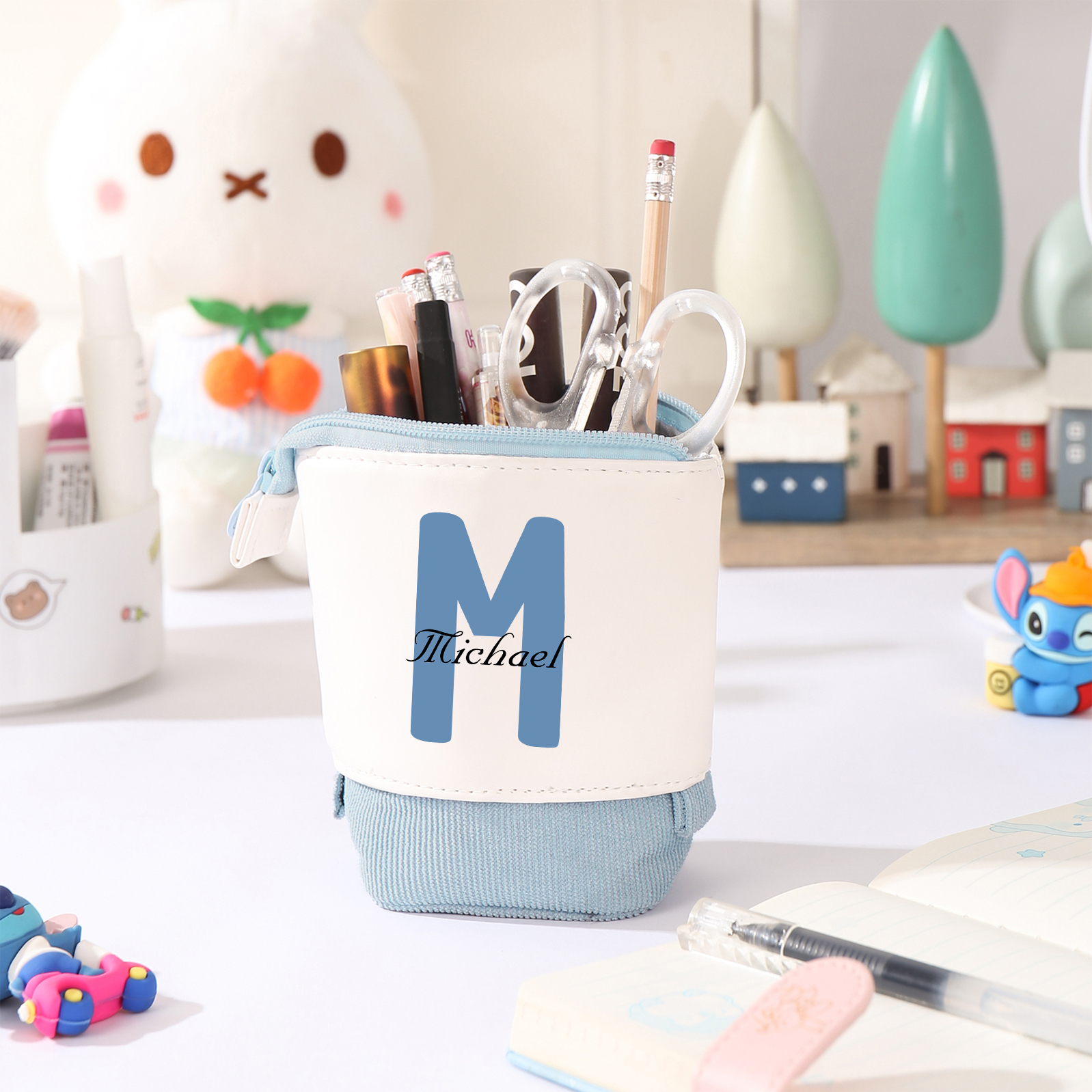 Personalized Pencil Case Custom Name And Letter Pencil Case Boys Girls Back To School Gift