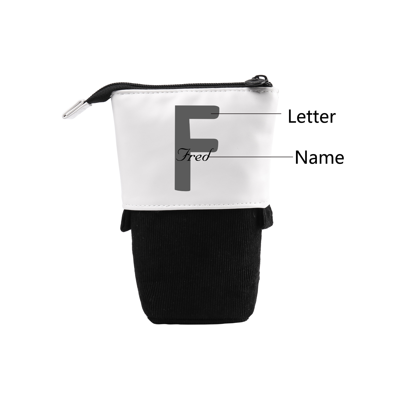 Personalized Pencil Case Custom Name And Letter Pencil Case Boys Girls Back To School Gift