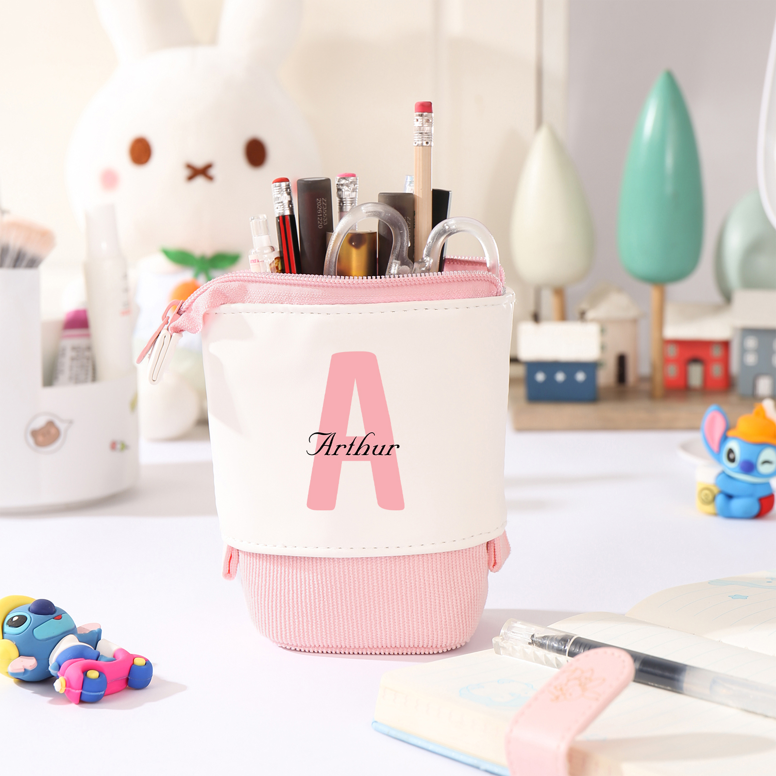 Personalized Pencil Case Custom Name And Letter Pencil Case Boys Girls Back To School Gift