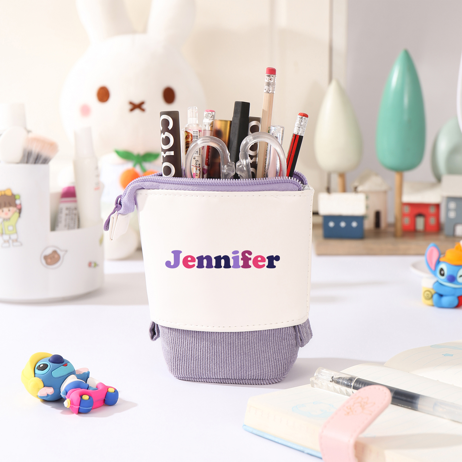 Personalized Pencil Case Custom Name Pen Pouch Back To School Gift for Boys Girls