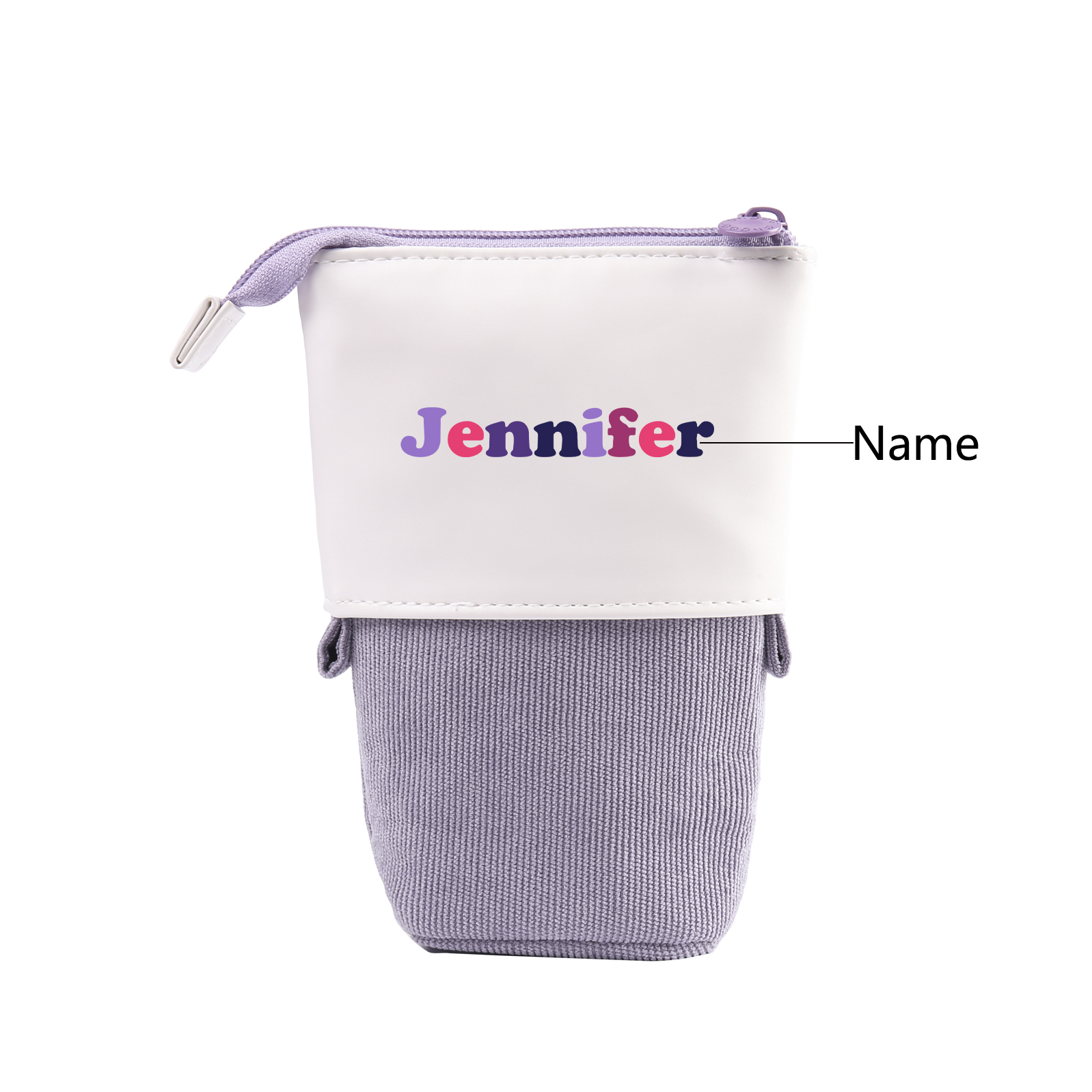 Personalized Pencil Case Custom Name Pen Pouch Back To School Gift for Boys Girls