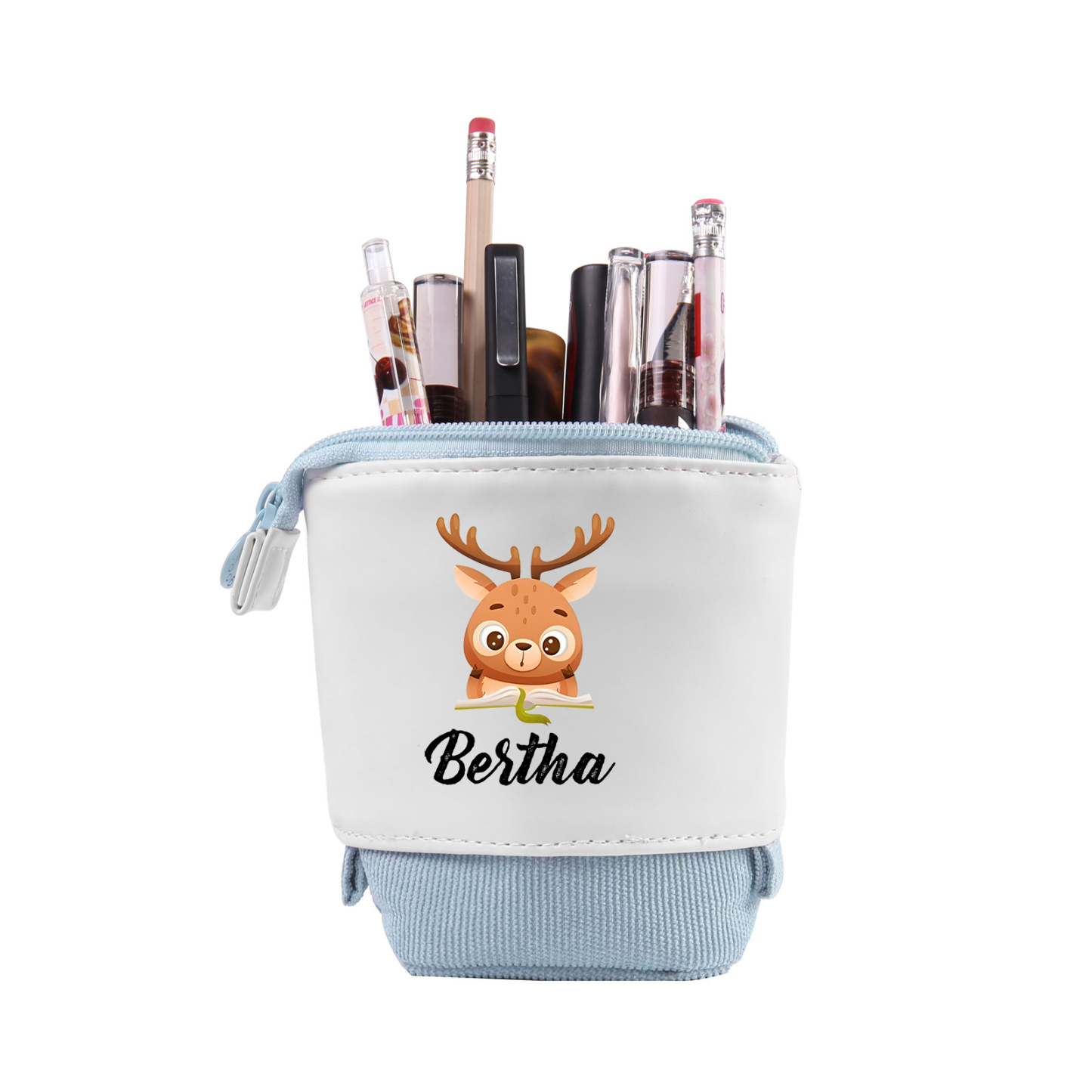 Personalized Pencil Case Custom Name And Animal Pencil Case Back To School Gift For Boys And Girls