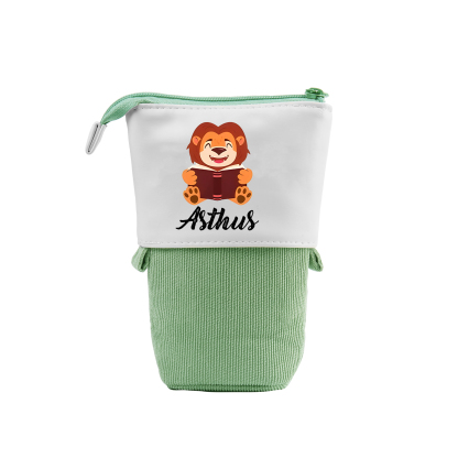 Personalized Pencil Case Custom Name And Animal Pencil Case Back To School Gift For Boys And Girls