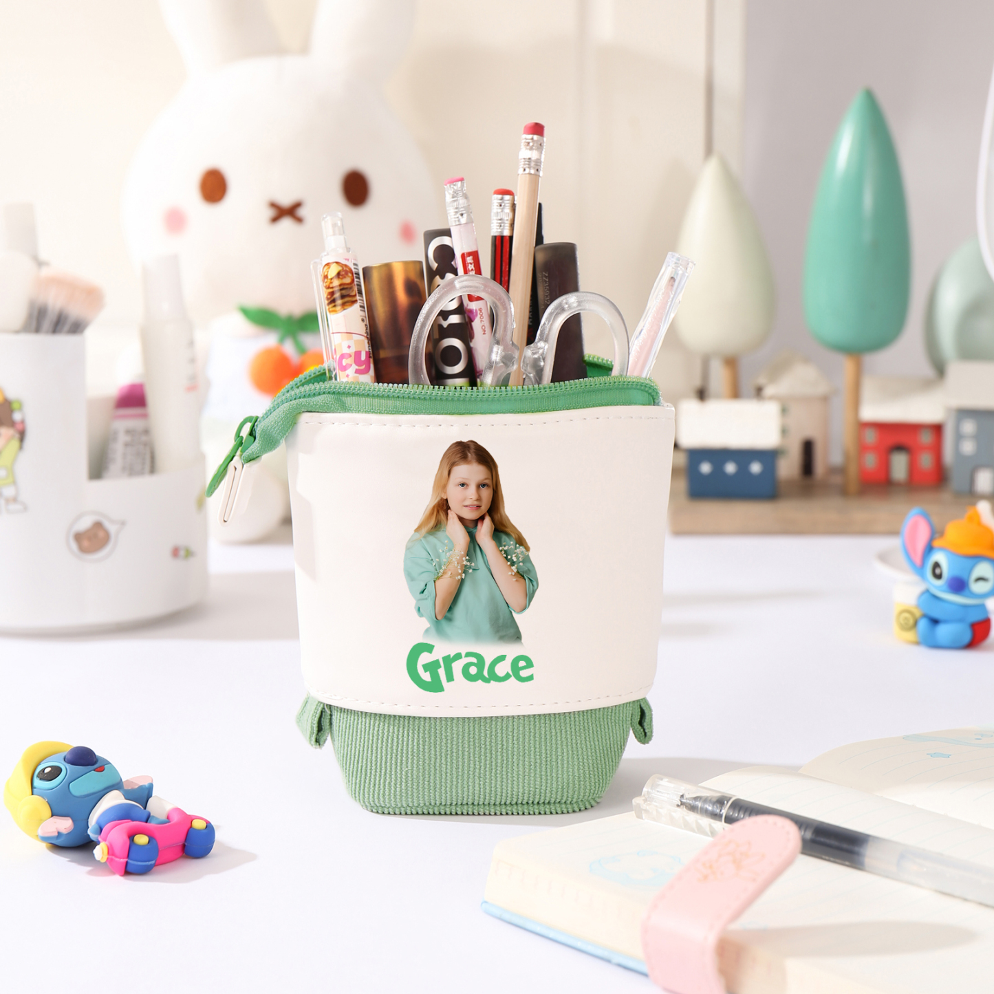 Personalized Pencil Case Custom Name And Photo Pencil Case Back To School Gift For Boys Girls