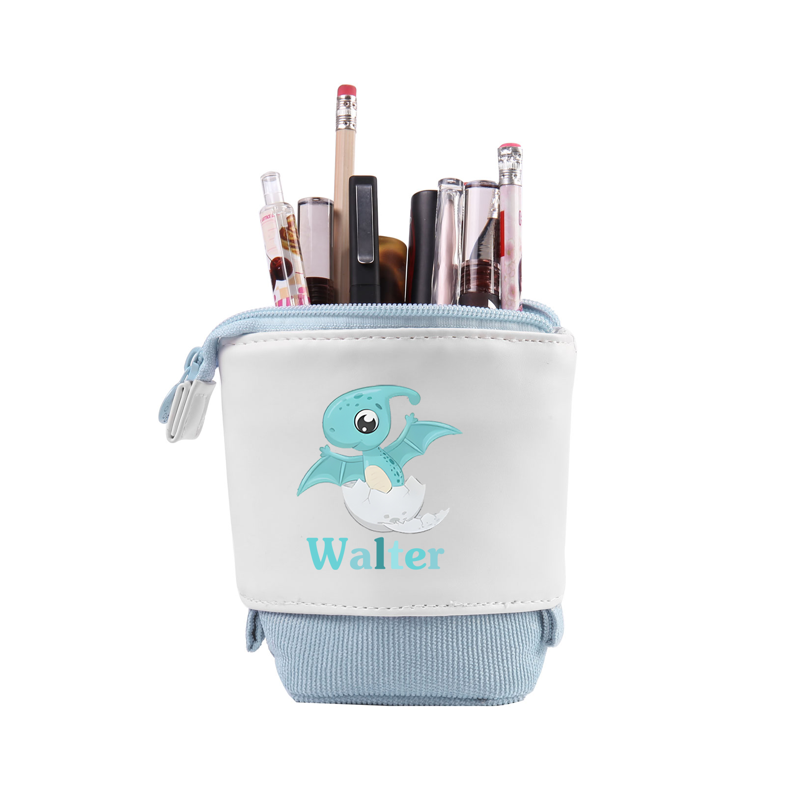 Personalized Pencil Case Custom Name And Dinosaur Pencil Case Back To School Gift For Boys Girls