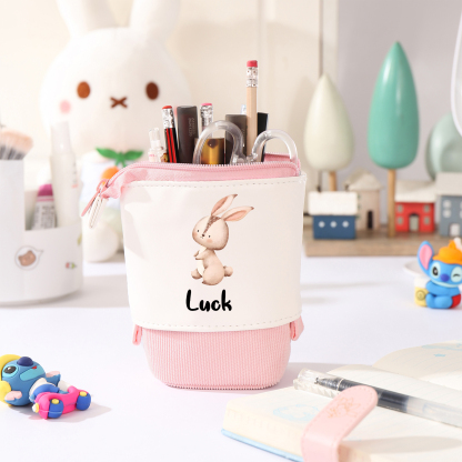 Personalized Pencil Case Custom Name And Letter Pencil Case Back To School Gift For Boys Girls