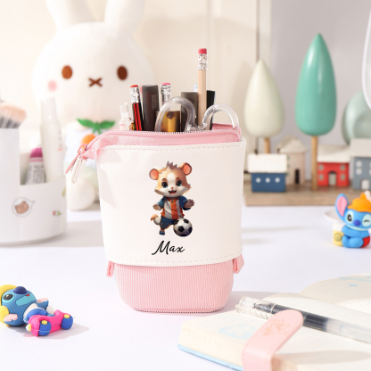 Personalized Pencil Case Custom Name Rabbit Pencil Case Back To School Gift For Boys Girls