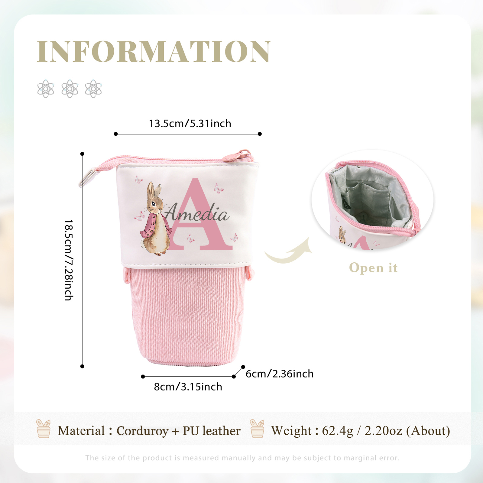 Personalized Pencil Case Custom Name And Dinosaur Pencil Case Back To School Gift For Boys Girls