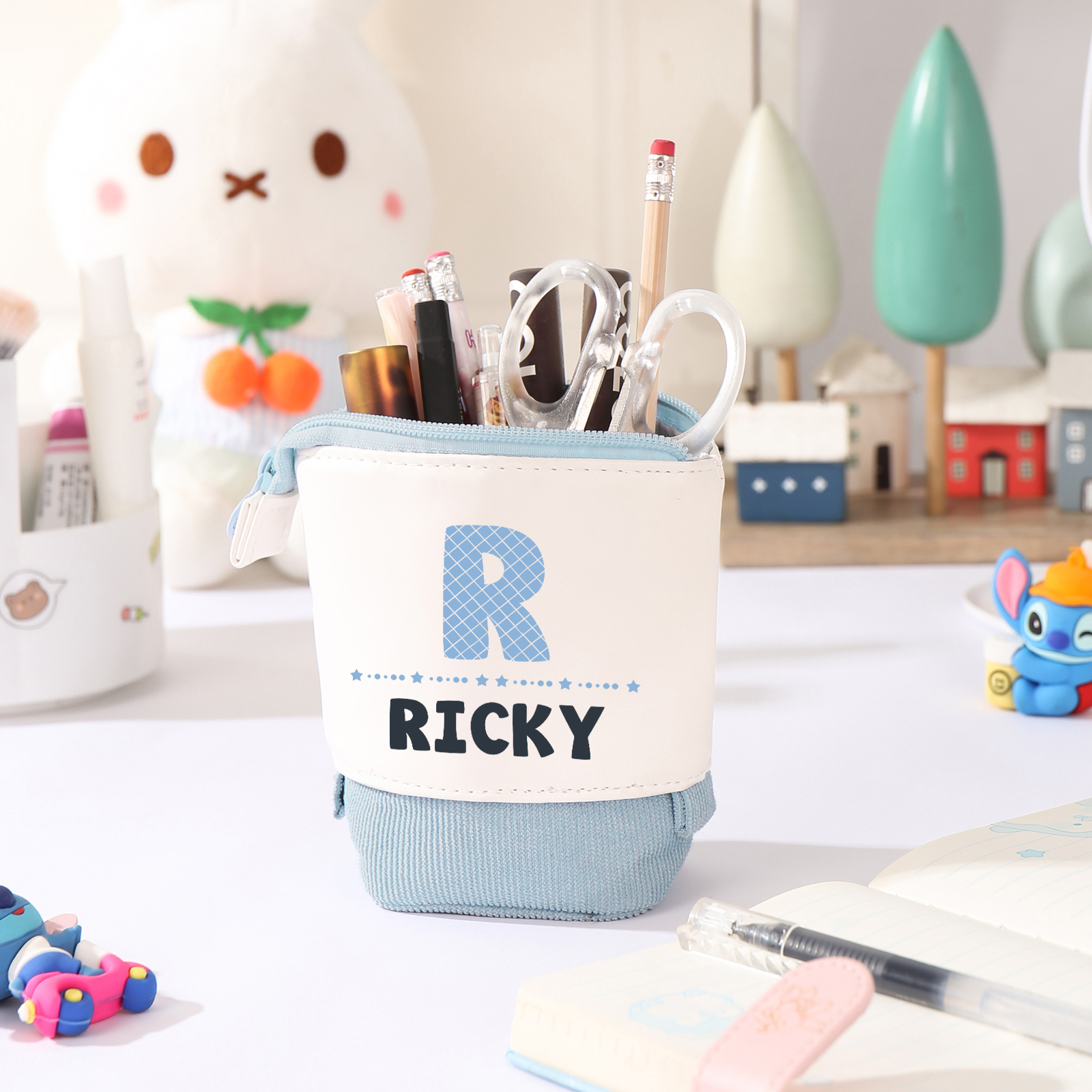 Personalized Pencil Case Custom Name And Letter Pencil Case Back To School Gift For Boys Girls