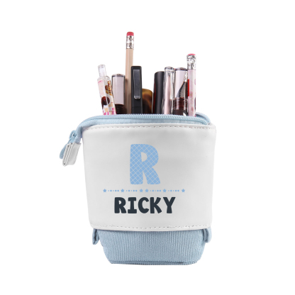 Personalized Pencil Case Custom Name And Letter Pencil Case Back To School Gift For Boys Girls