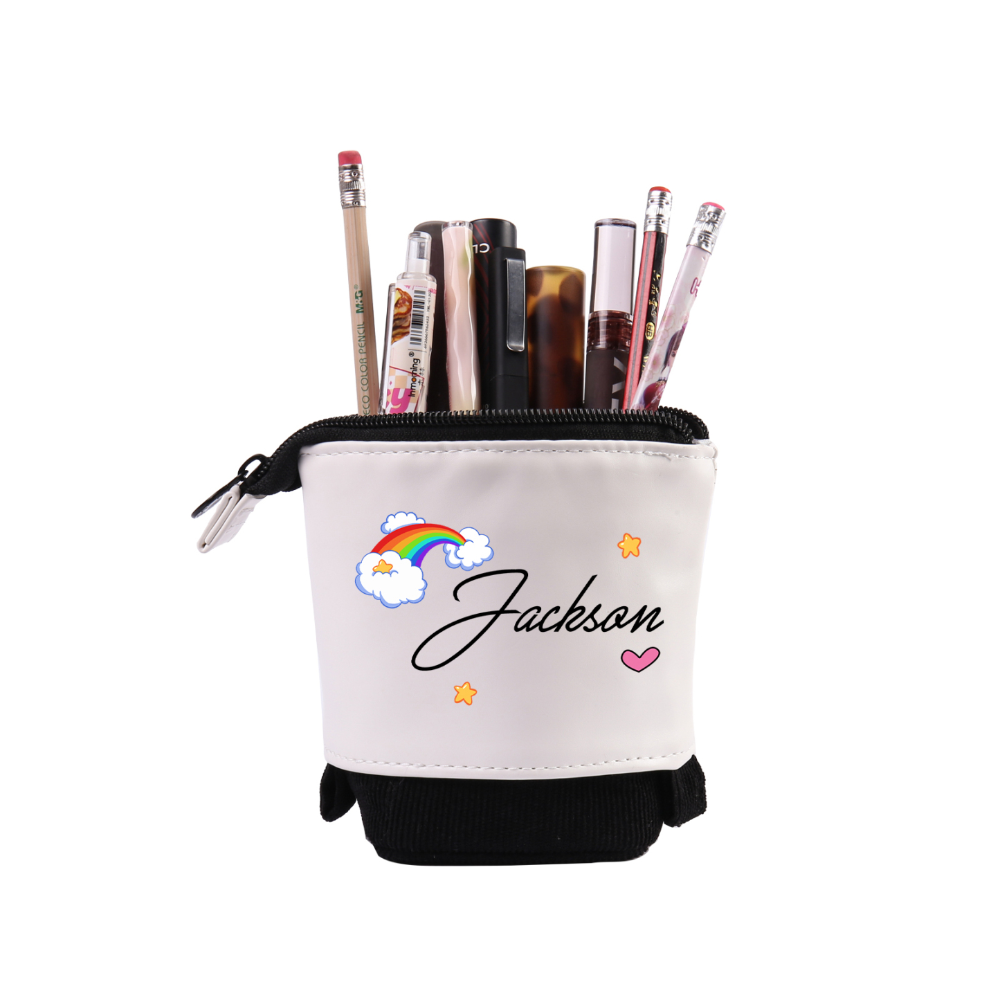 Personalized Pencil Case Custom Name Rabbit Pencil Case Back To School Gift For Boys Girls