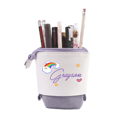 Personalized Pencil Case Custom Name Rabbit Pencil Case Back To School Gift For Boys Girls