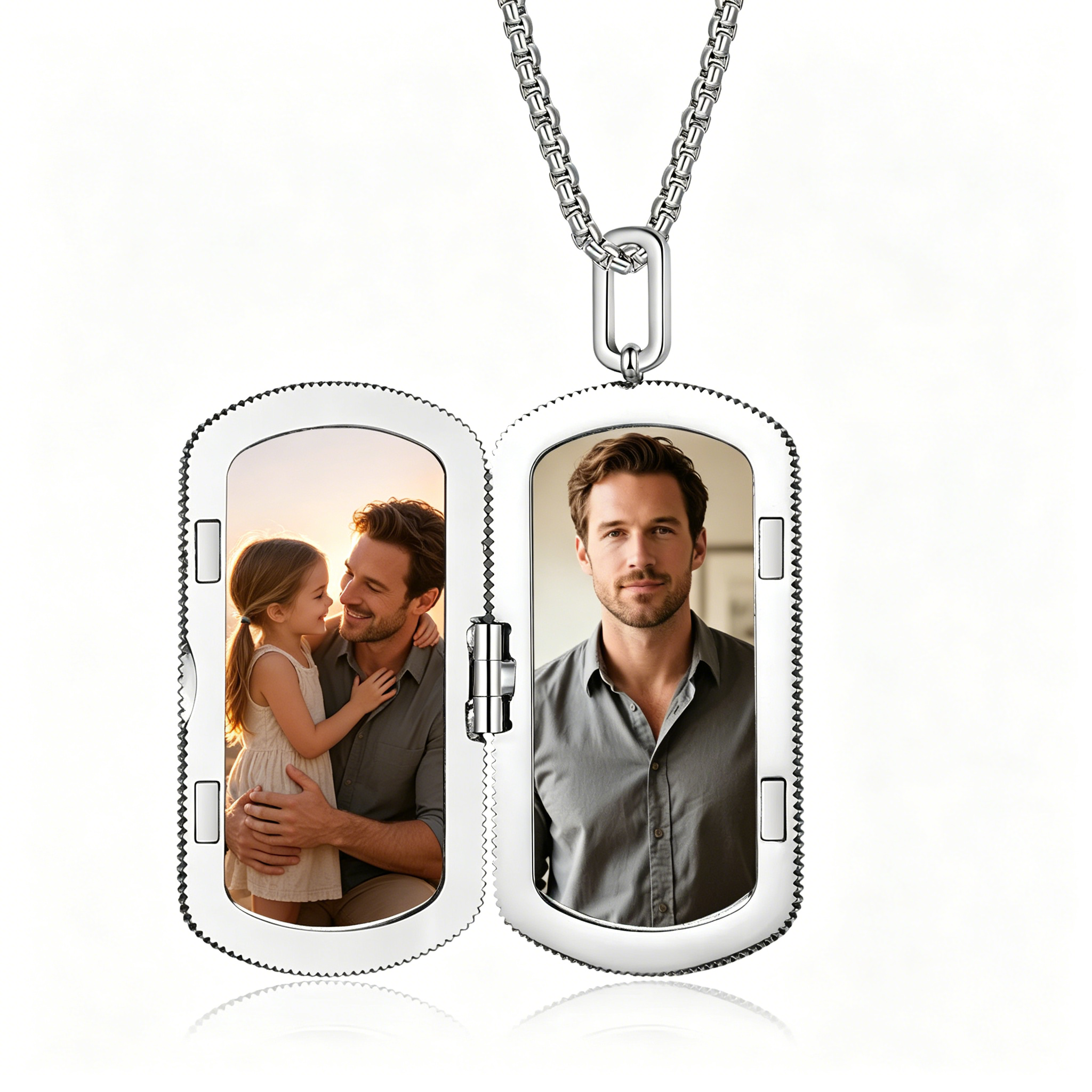 Personalised Engravable Photo Locket Necklace