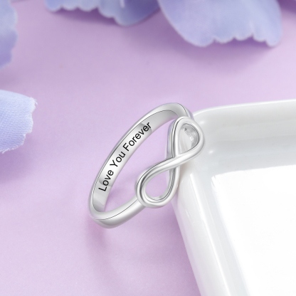 Infinity Love Promise Ring Sizes 5-12 For Women