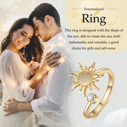 Rainbow Heart Ring LGBT Pride Couple Gifts