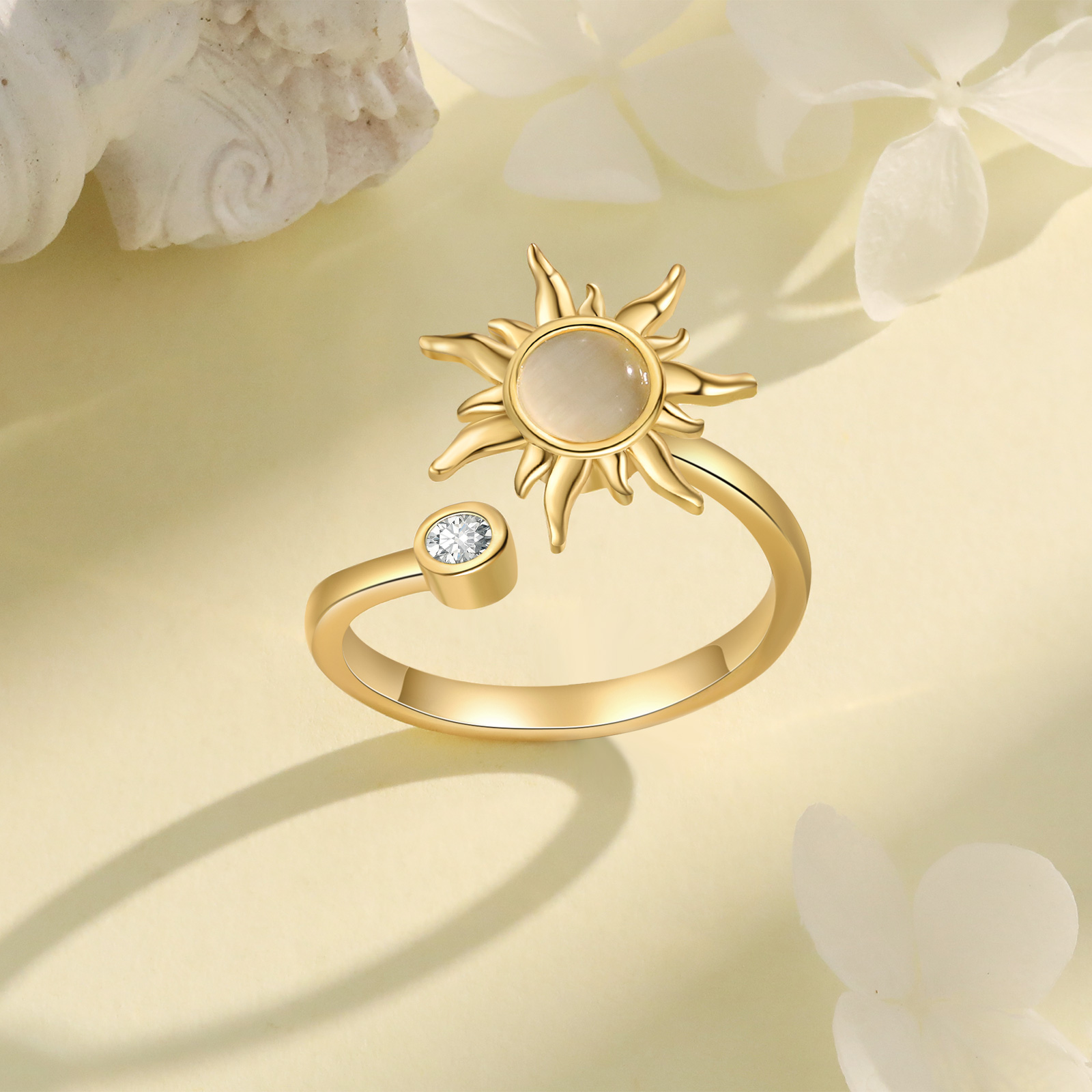 Rainbow Heart Ring LGBT Pride Couple Gifts