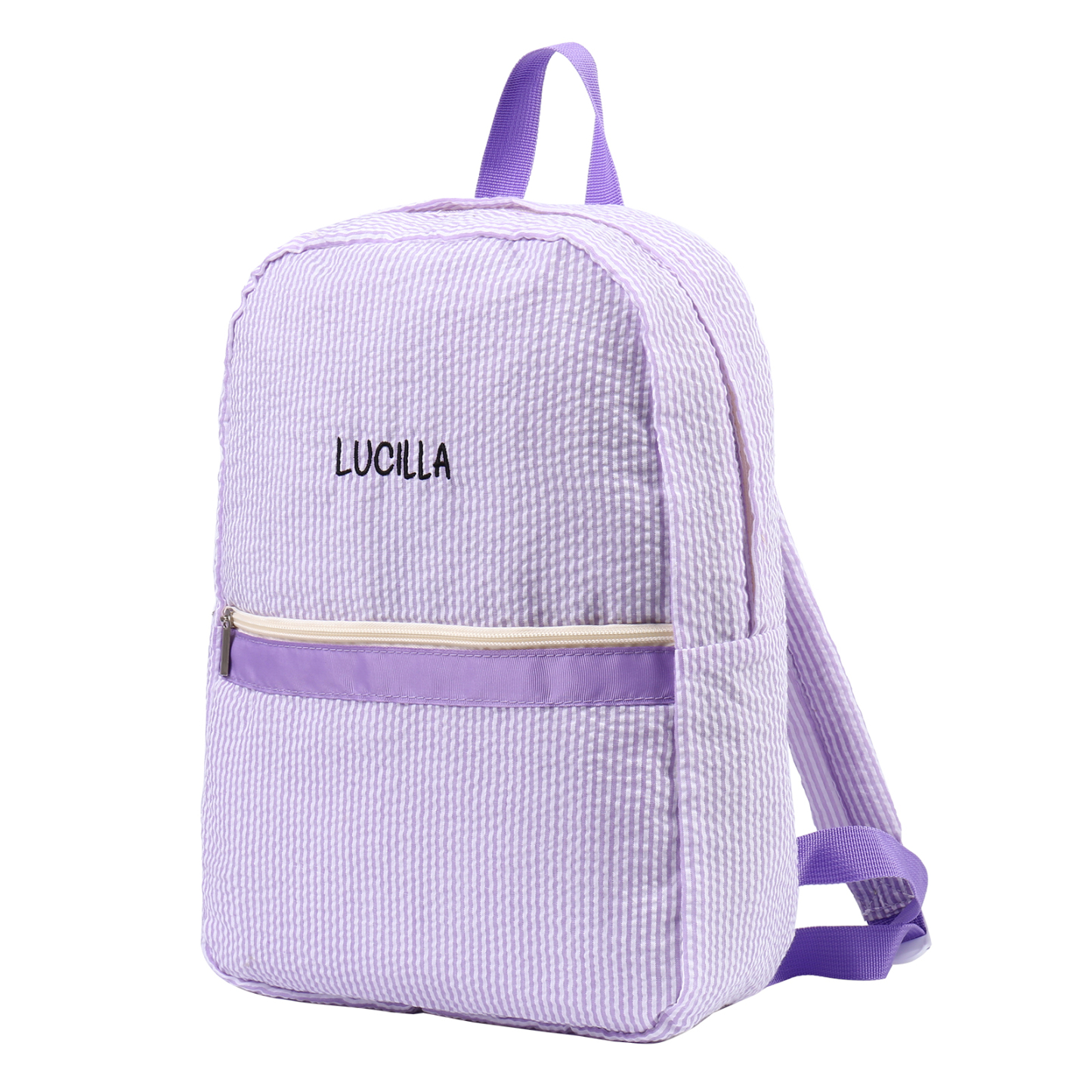 Personalized School Bag Custom Name Canvas Children Backpack Back To School Gift For Children