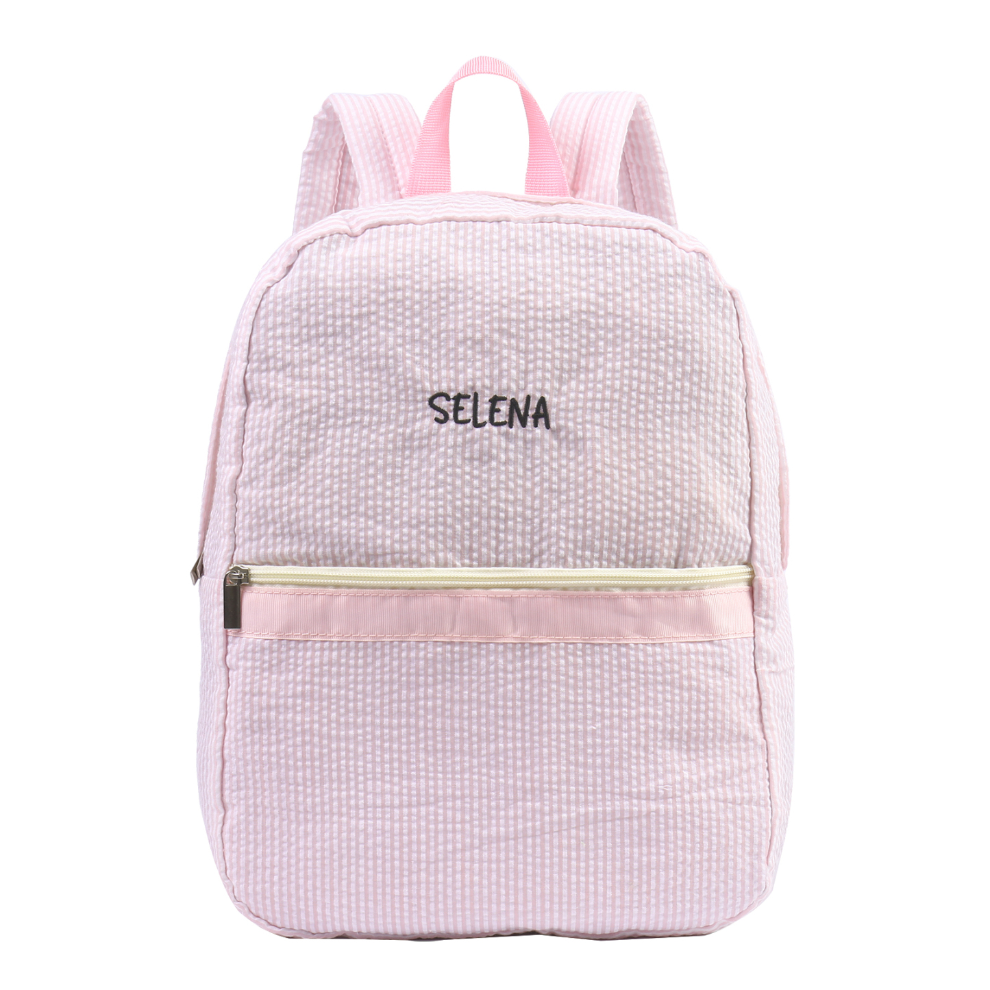 Personalized School Bag Custom Name Canvas Children Backpack Back To School Gift For Children