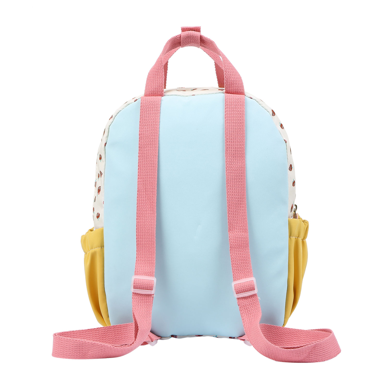 Personalised Kids' Backpack Embroidered with 1 Name Strawberry Print Practical and Heartfelt Gift for Girls | Jessemade