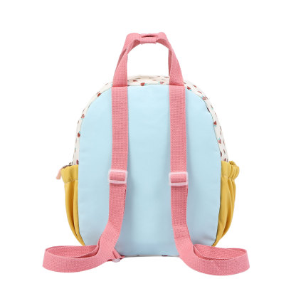 Personalised Kids' Backpack Embroidered with 1 Name Strawberry Print Practical and Heartfelt Gift for Girls | Jessemade