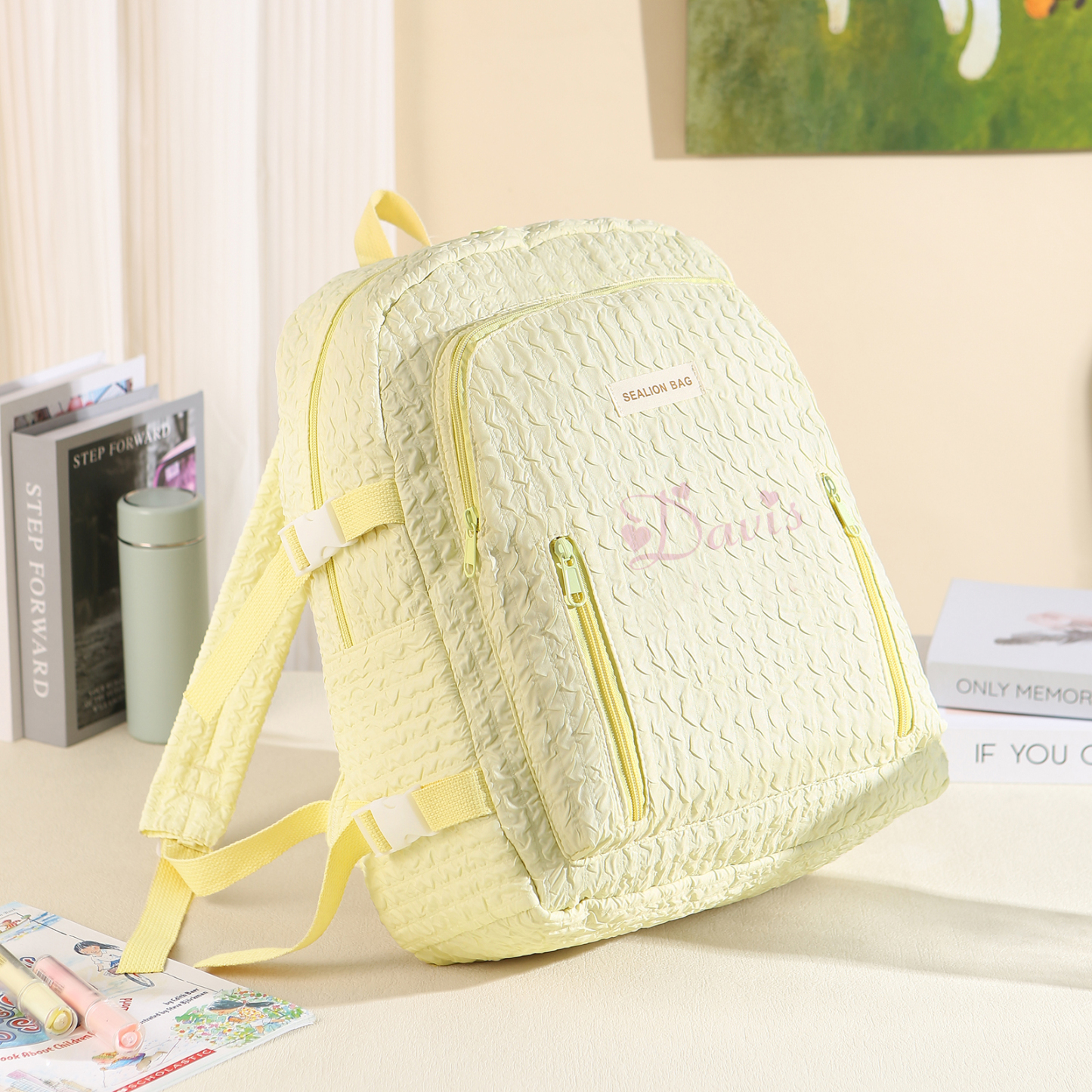 Personalised School Bag with Custom Name – Back to School Gift for Kids | Jessemade