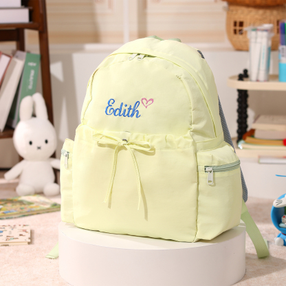 Personalised Kids School Bag with Name & Pattern – Back to School Gift