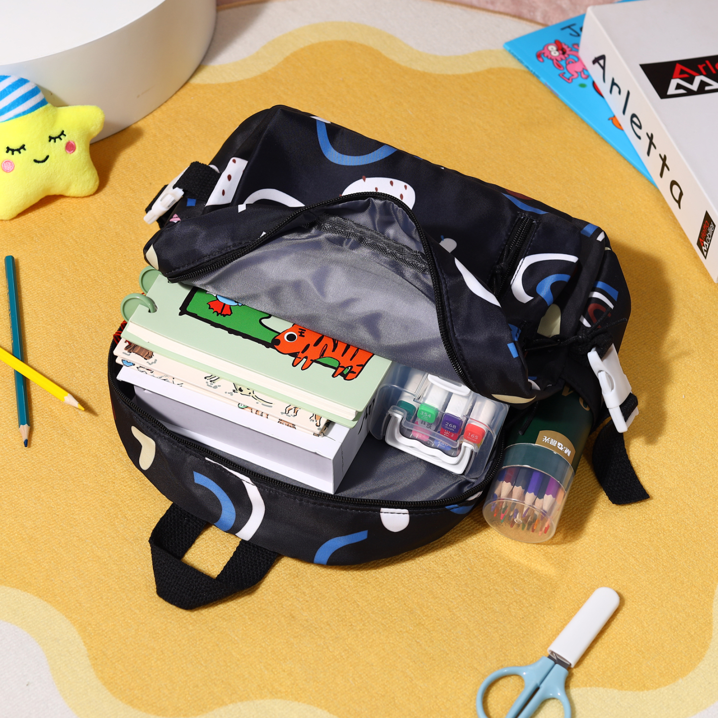 [Copy]Personalised Star Backpack with 1 Custom Name and Colour, 5 Colours | Jessemade